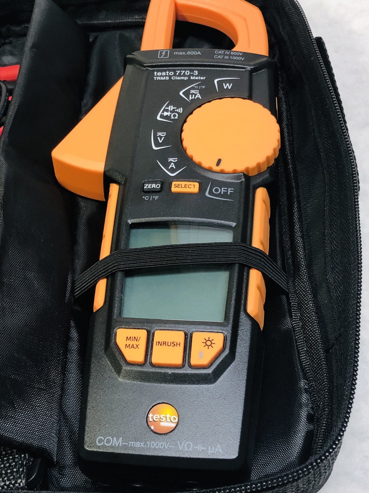 Testo 770-3 Clamp Meter 0590 7703 Premium Kit True-RMS With Bluetooth