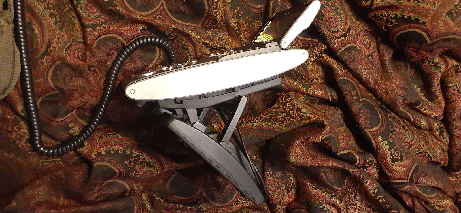 Office Phone, NEC, ILV(XD)Z-Y(BK) W/ Base, LO(GBA) Z, GBA-L Unit, Wires, PoE.