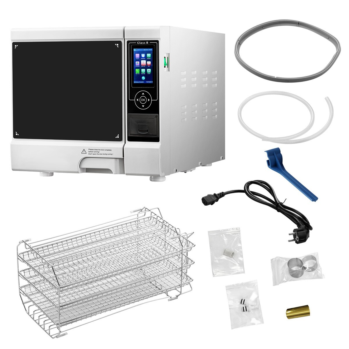 22L Class B Steam Sterilizer Dental Autoclave Pulsation vacuum Sterilizers LCD