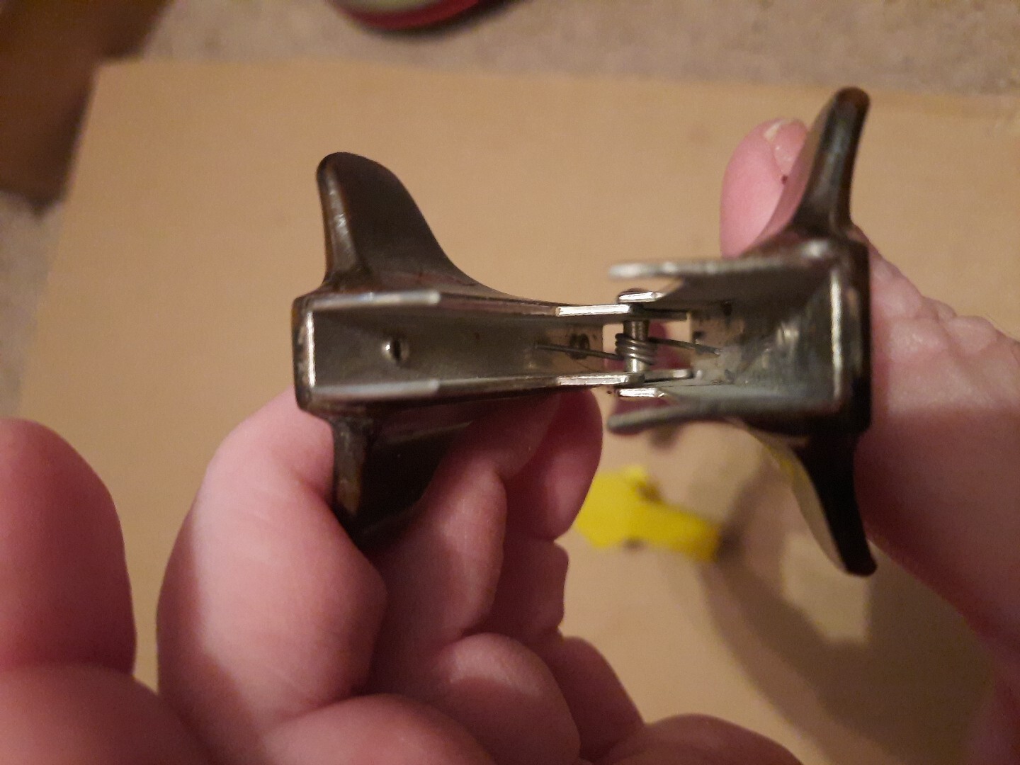 Three Vintage Staple Pullers 1 Bostitch Hong Kong, 1 Taiwan «Yellow» , 1 China