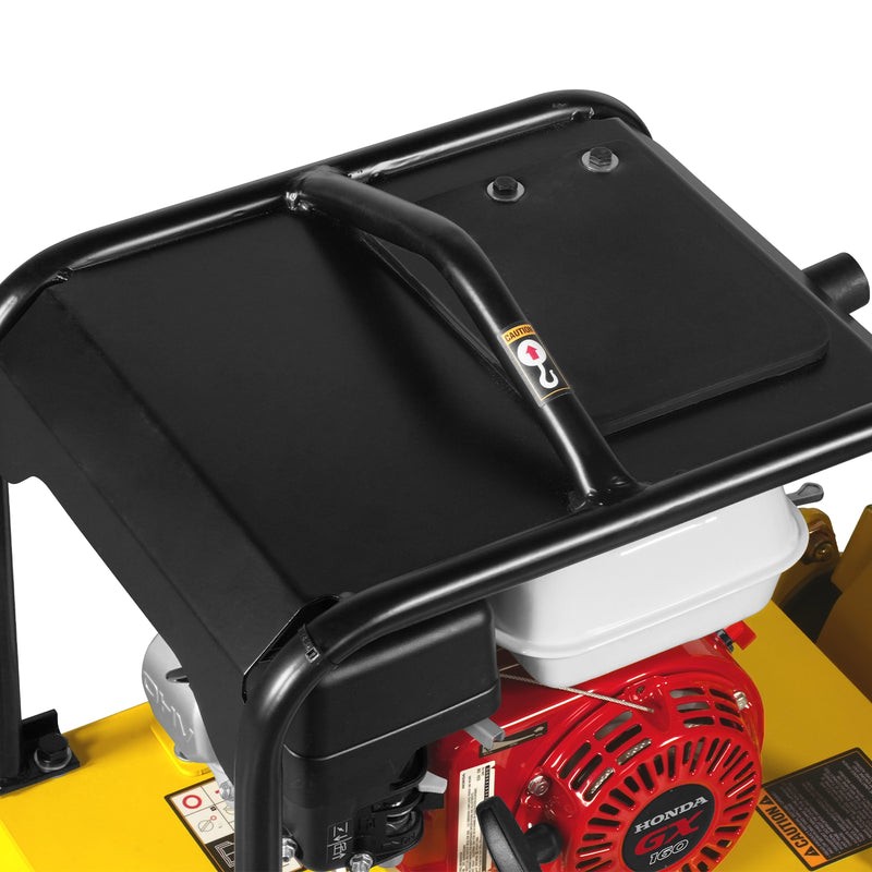 GX160 Reversible Plate Compactor with Wheel Kit and Extension Plates， PC150H