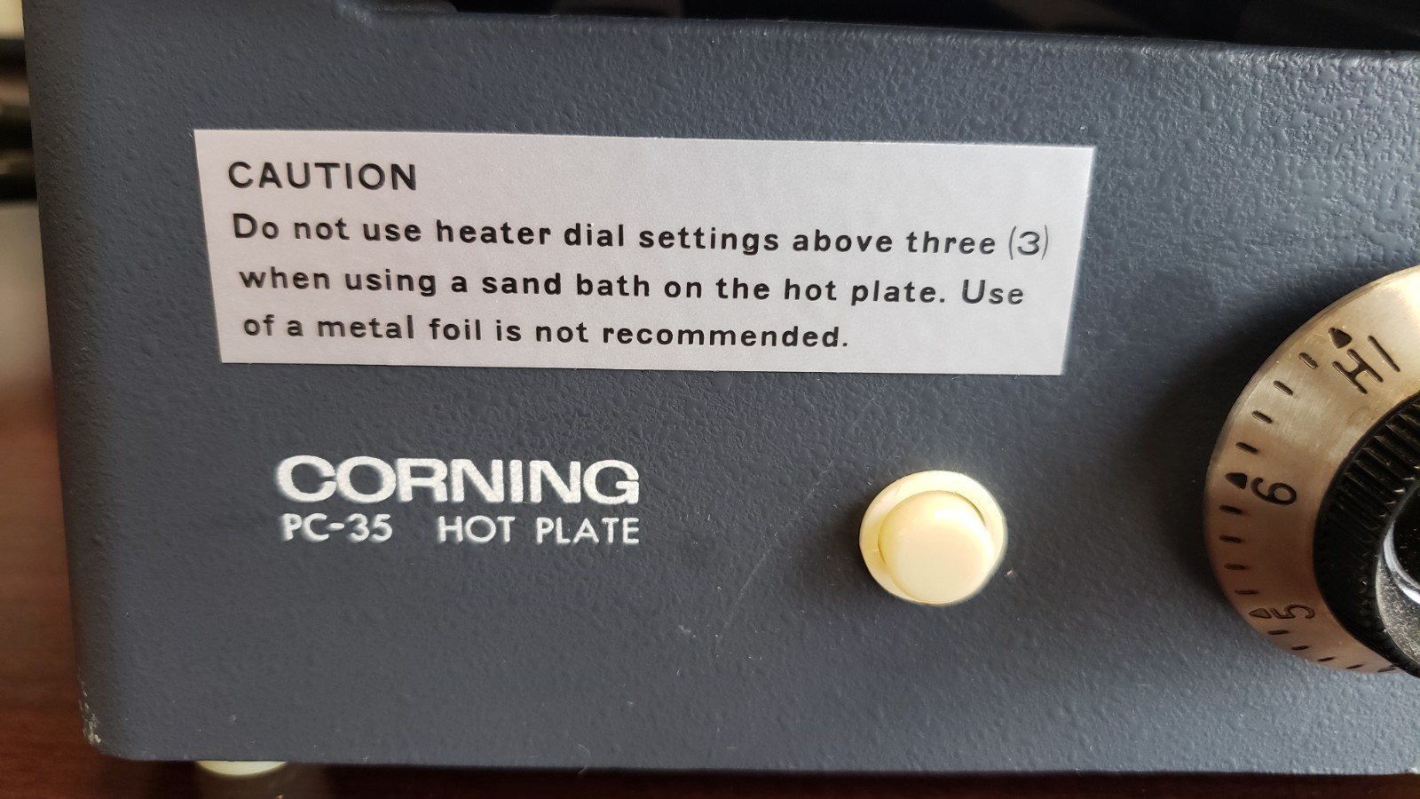Corning PC-35 Laboratory 5×7 Inch Ceramic Hot Plate * TESTED