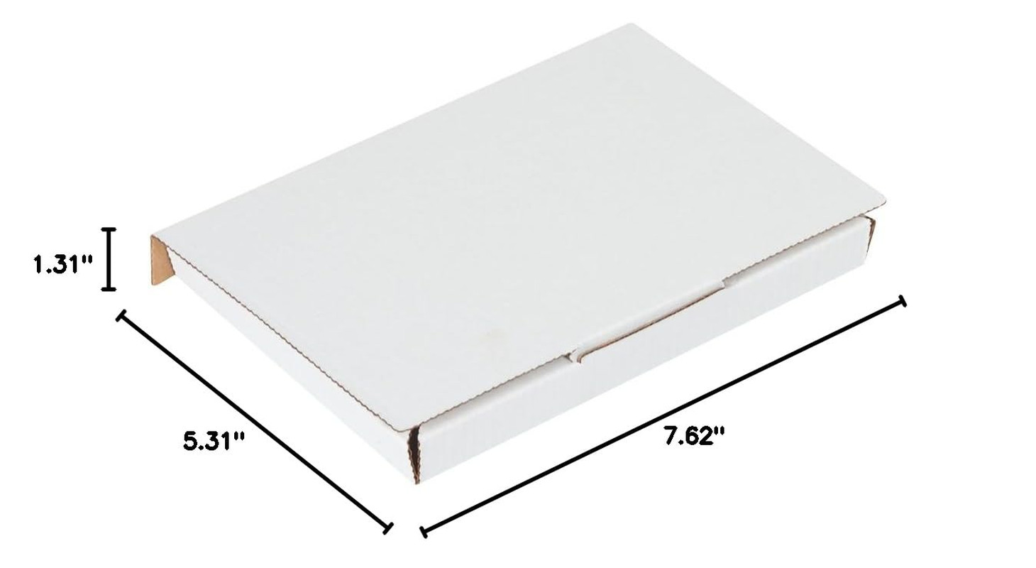 Boxesfast Die Cut DVD Mailers, 7 5/8 X 5 7/16 X 11/16 Inches, One-Piece Small Bu