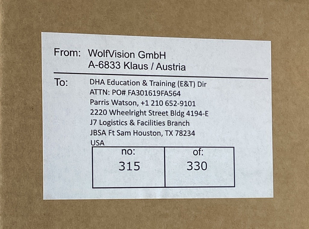 WolfVision VZ-3neo (A) LED Document Camera – 1080p 12× Zoom HDMI
