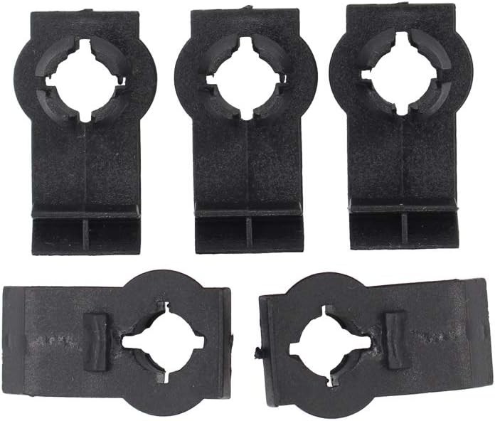 5-Pack Window Regulator Bracket Retaining Clips for 2000-2006 E53 Front & Rear L