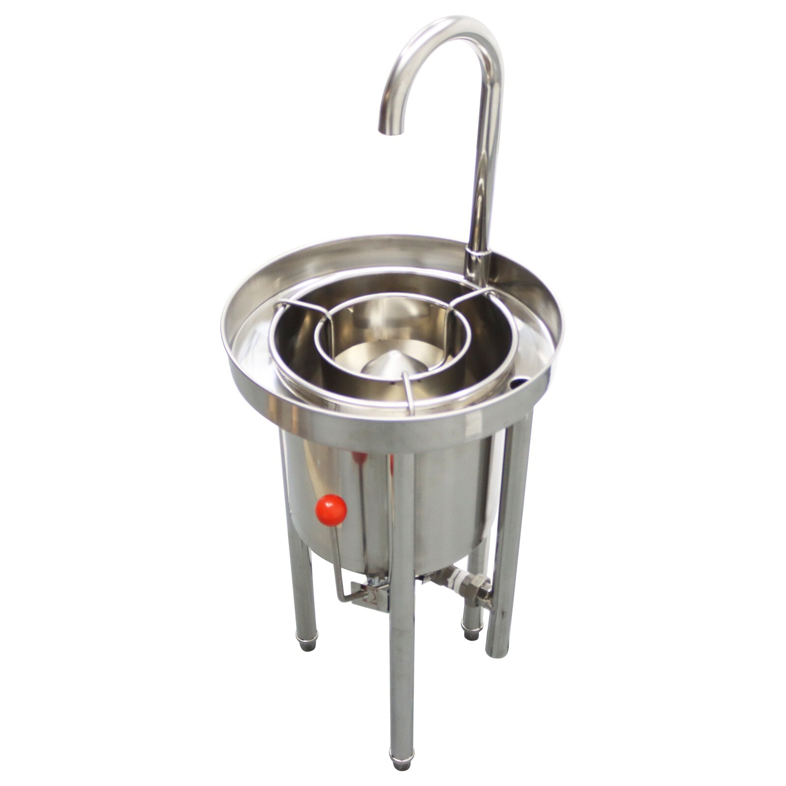 44lb Commercial Rice Washing Machine Automatic Rice washer 20kg Stainless Bucket