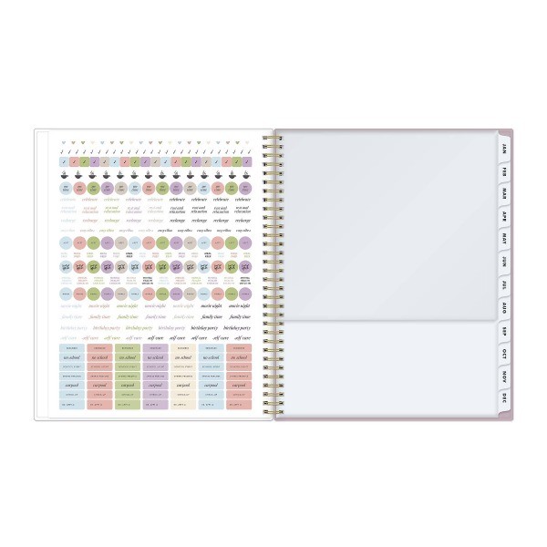 8.5"x11" Planner Zoya RY 2026 Weekly/Monthly Safety Wirebound