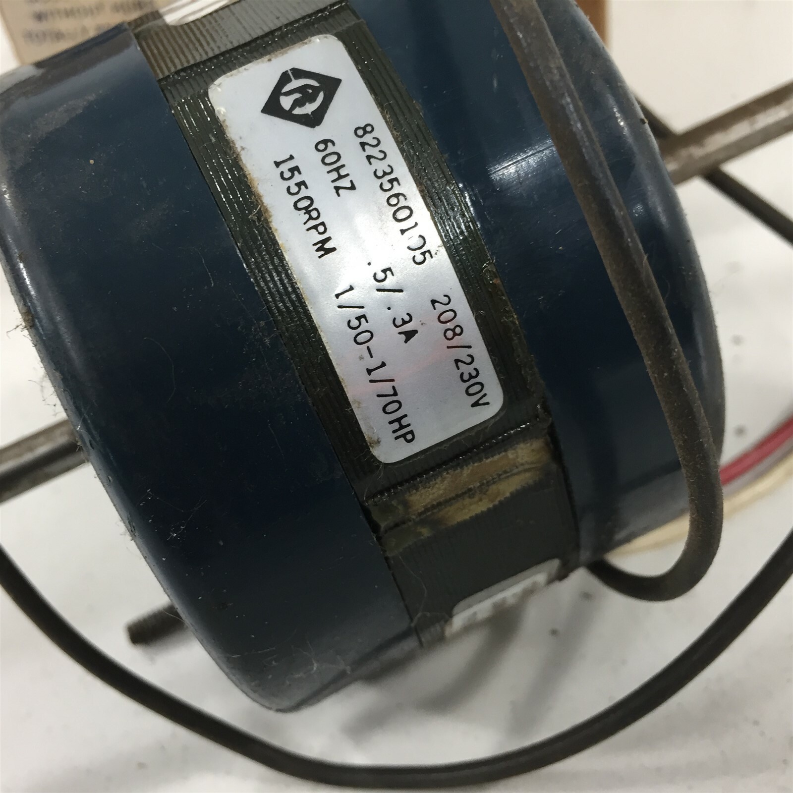 Packard Motor 82378 1/50-1/70HP 1550RPM 208-230V .4-.2A CCWLE 1/4″ Shaft