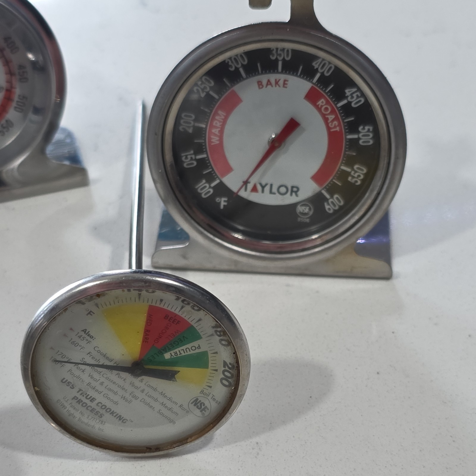 LOT OF 9 RESTAURANT THERMOMETERS – LISTED AS UNTESTED