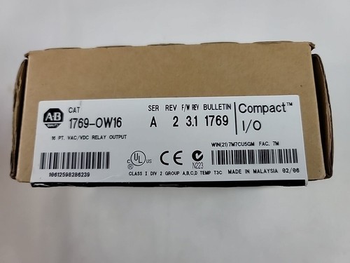 AB 1769-OW16 SER A Allen Bradley 1769OW16 CompactLogix Relay Output Module New