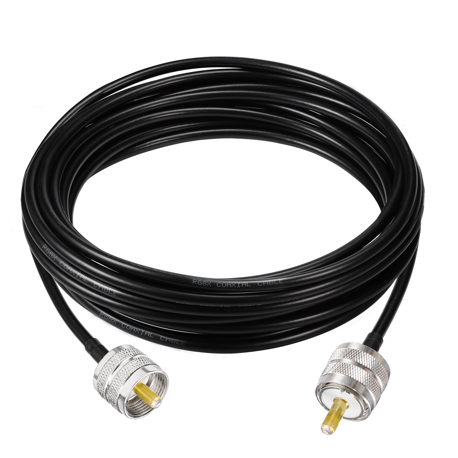 RG-8X RG8X Coax Cable PL259 UHF Male Ham Radio Low Loss for SWR Meter,CB Antenna