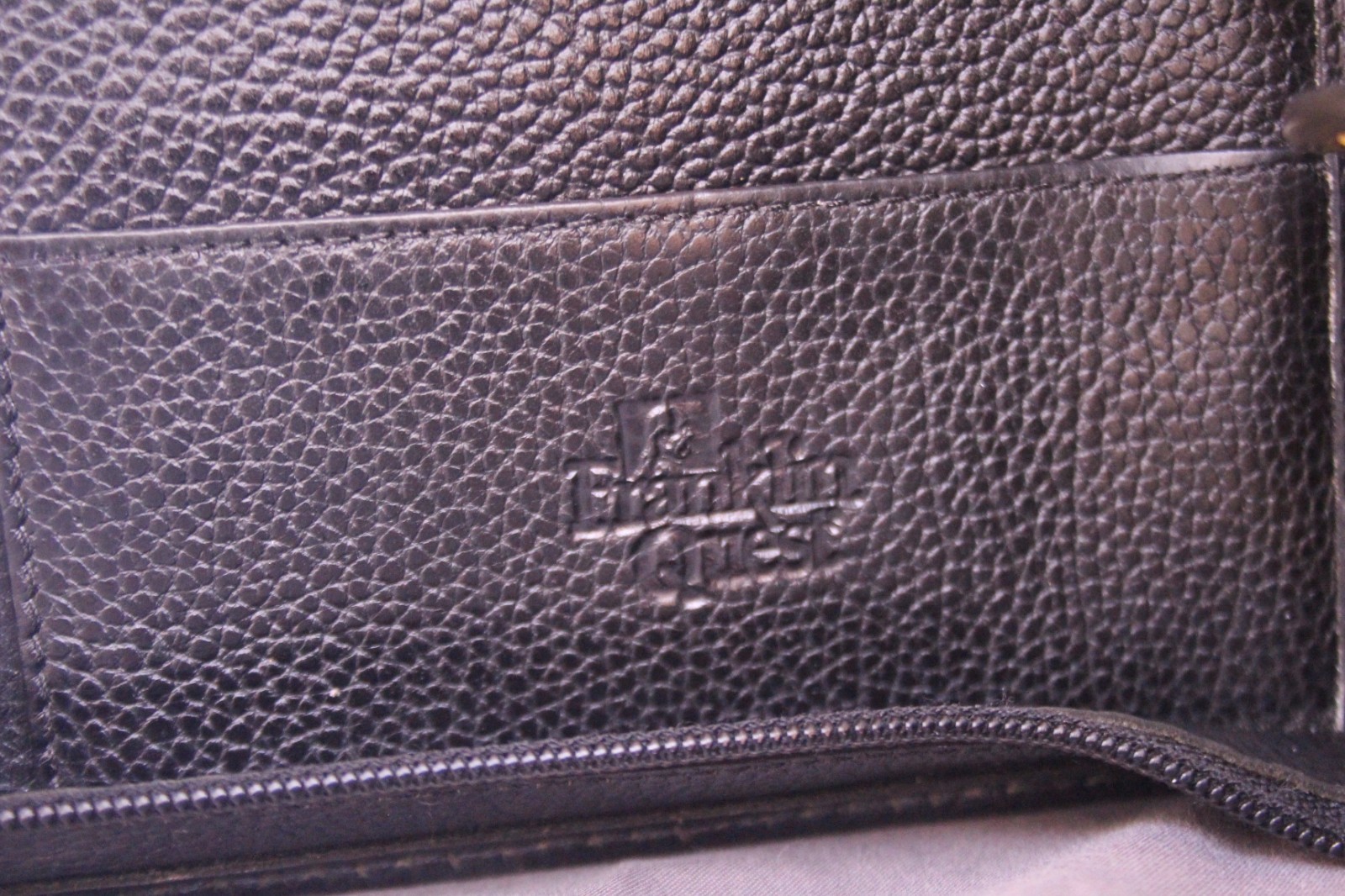 Franklin Quest Classic Planner 11344.156 Verona Leather w/ Aniline Trim 7 Rings