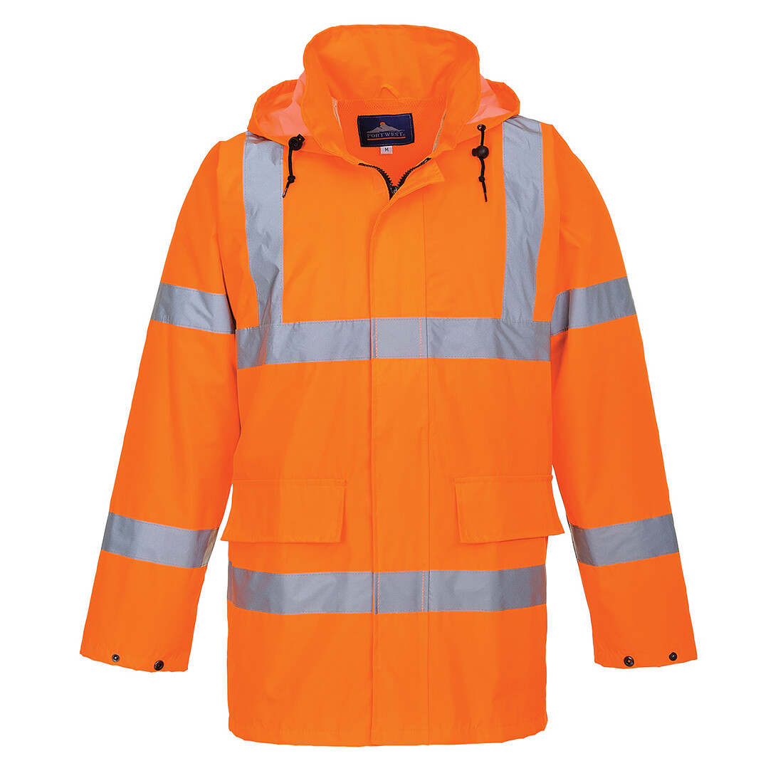 Portwest US160 Hi-Vis Reflective Safety Work Lite Waterproof Traffic Jacket ANSI