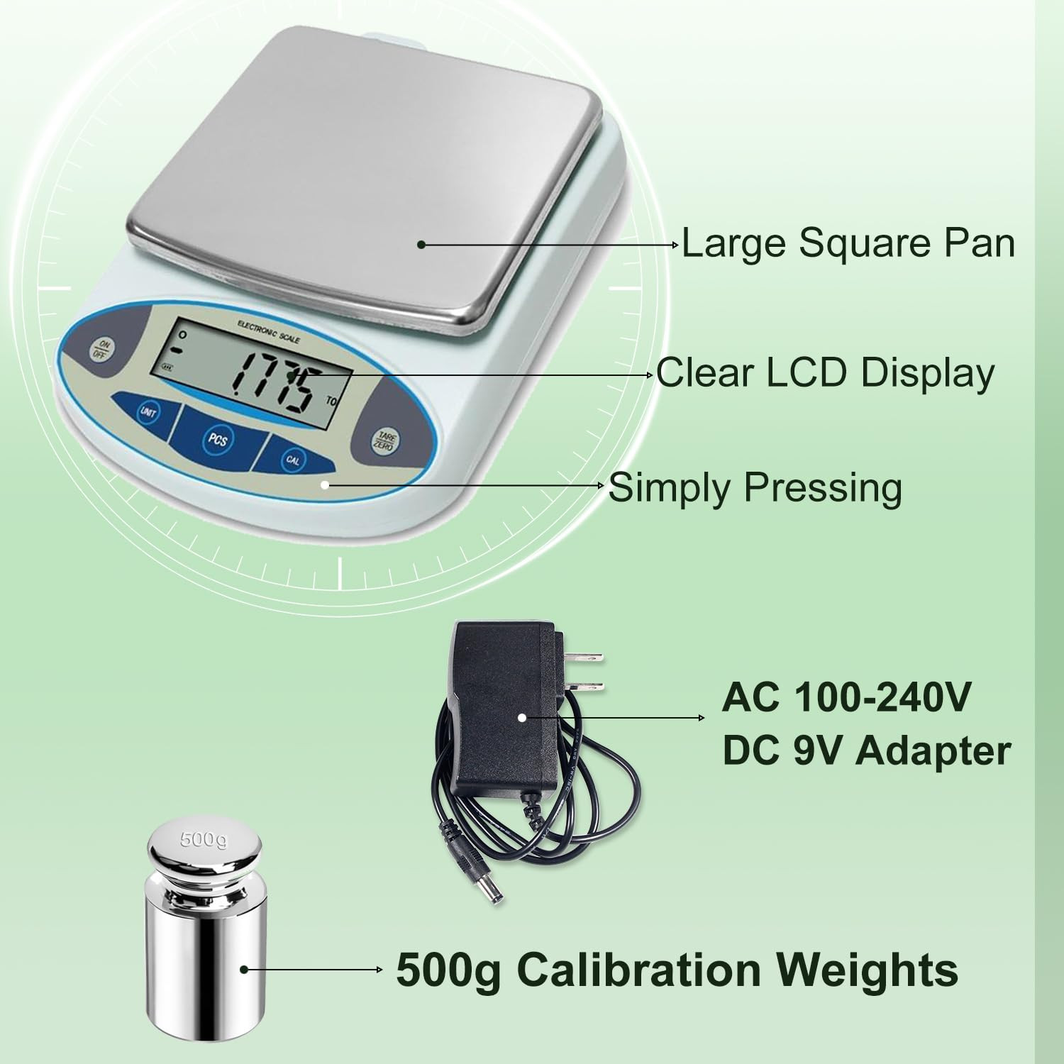 Lab Scale 6000G X 0.01G Accuracy 0.01 High Precision Electronic Analytical Ba…