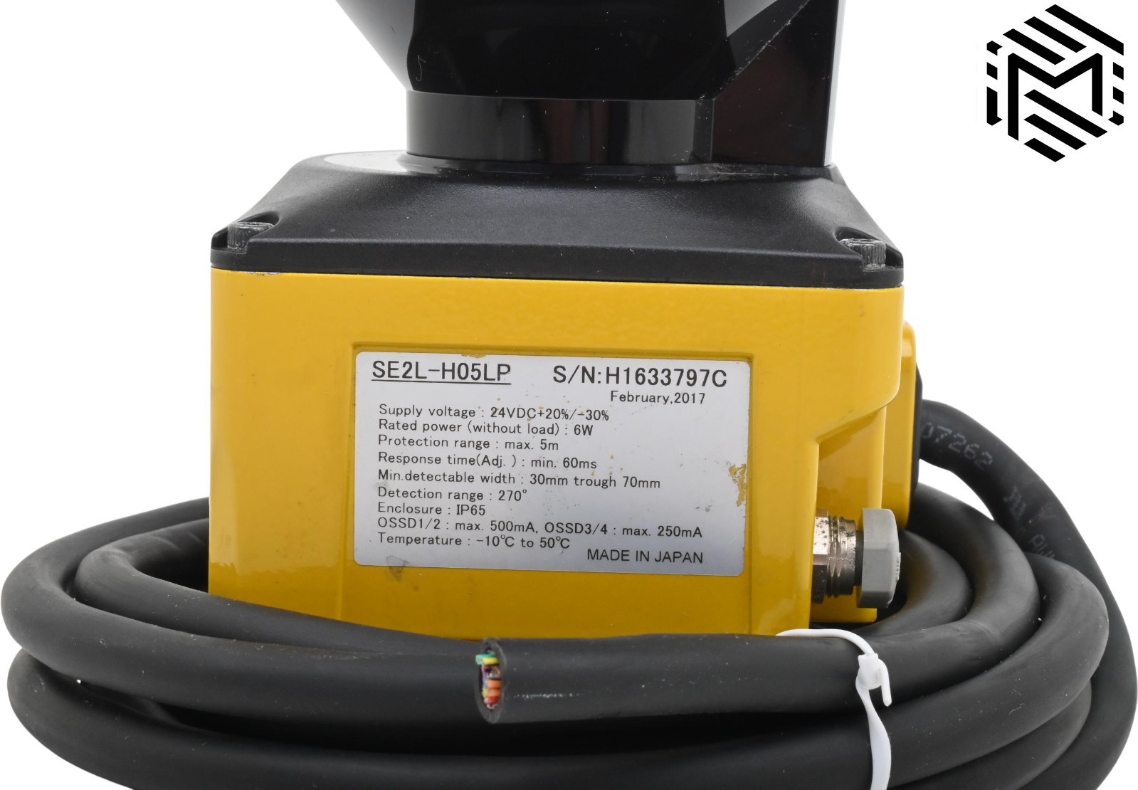 IDEC SE2L-H05LP Safety Laser Scanner – 24VDC – IP65 – Used – 5M