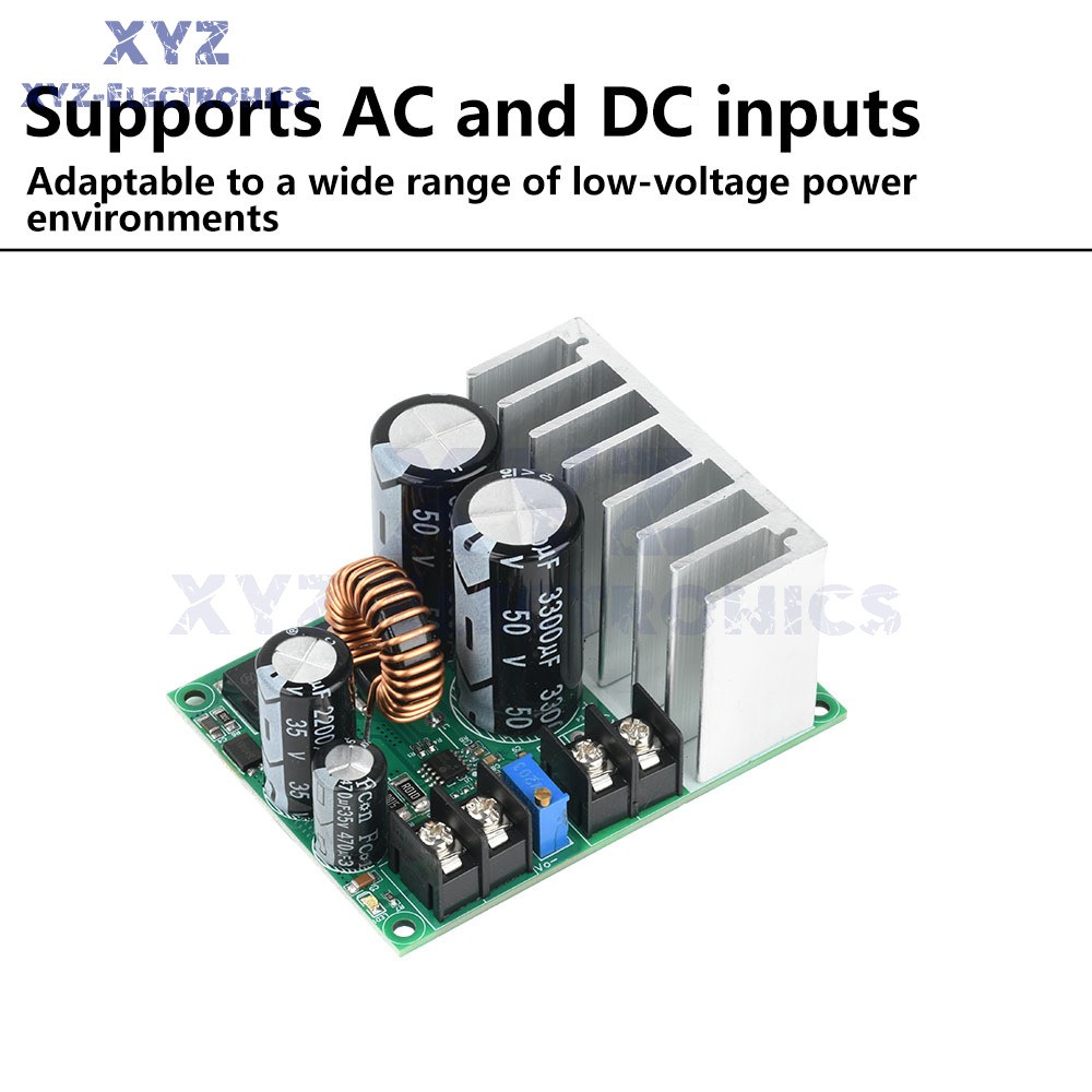 AC 5-25V/DC 8-38V To DC 3.3-32V Buck Power Module Adjustable Voltage Regulator