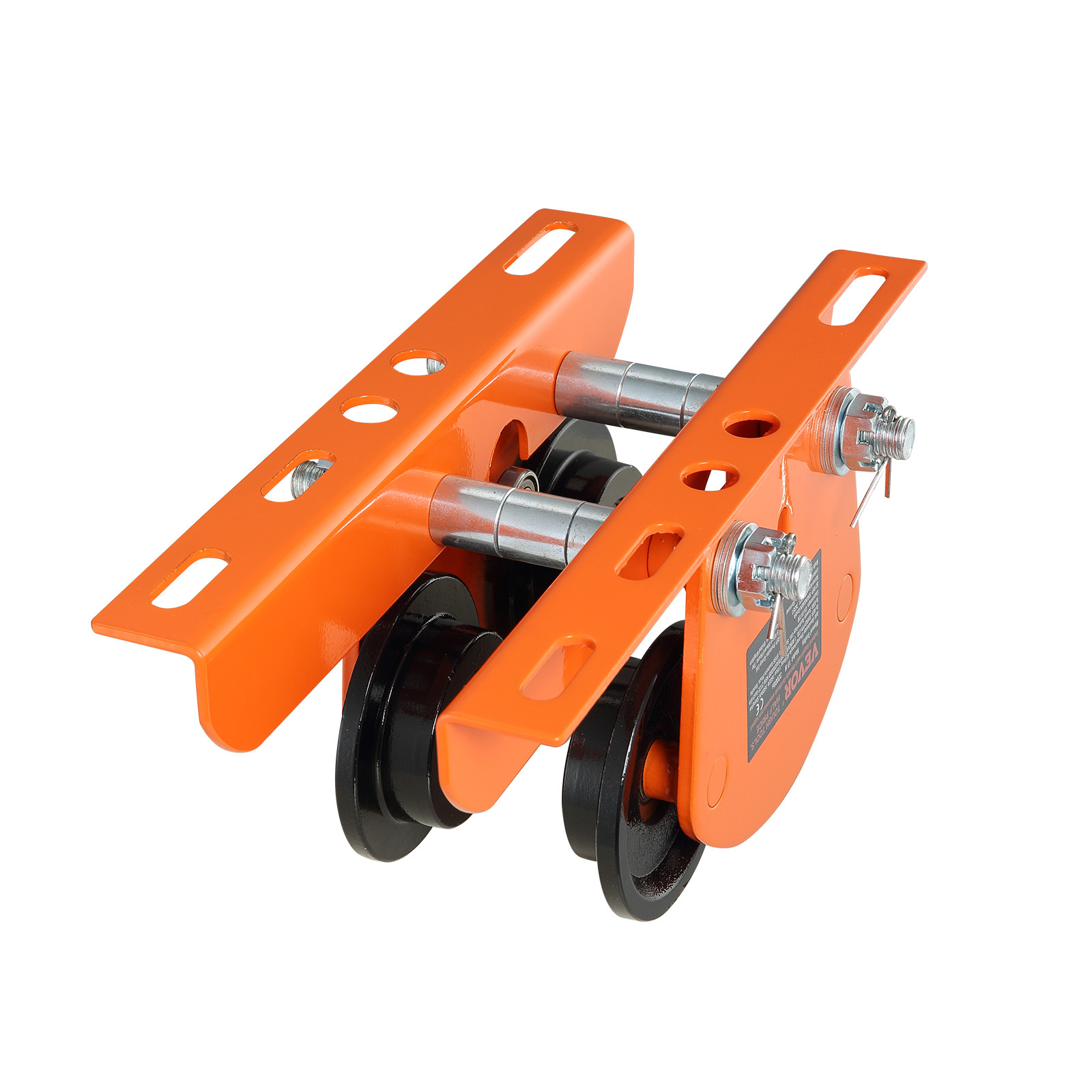 VEVOR Electric Hoist Manual Trolley 1100 lbs/0.5T 2.36″-4.72″ I-Beam Adjustable