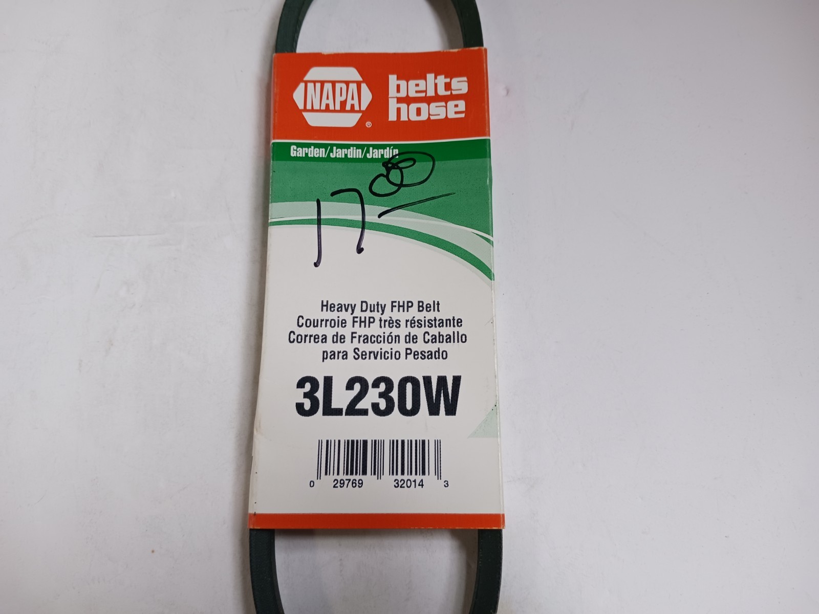 3L230W NAPA Gates Heavy Duty FHP Belt 3/8″ x 23″ GARDEN