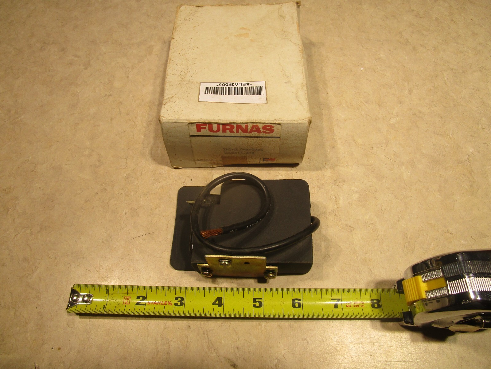 FURNAS 48DB11A-A3R MELTING ALLOY OVERLOAD RELAY, 25A, 1 POLE, S0577
