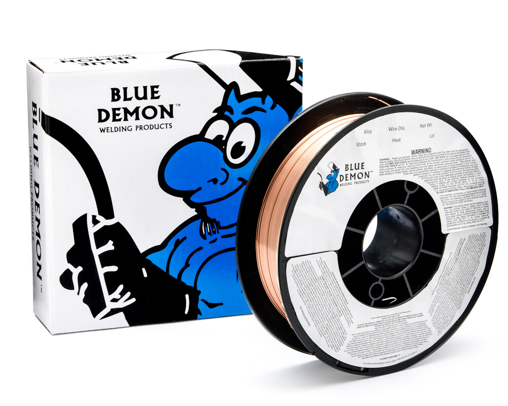 ER70S-6 .045 X 11 lb Spool MIG Mild Steel Welding Wire Blue Demon