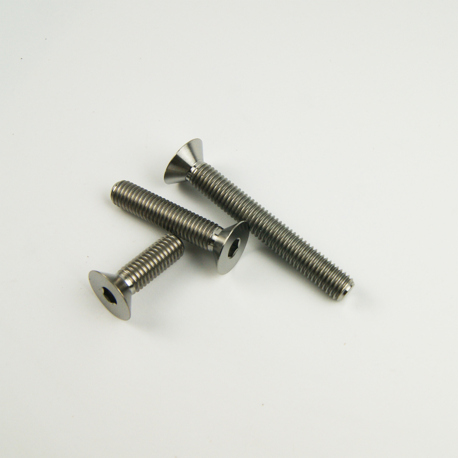 2pcs M5 M6 M8 Titanium DIN 7991 Countersunk Flat Pan Head Bolts Screws Fastener