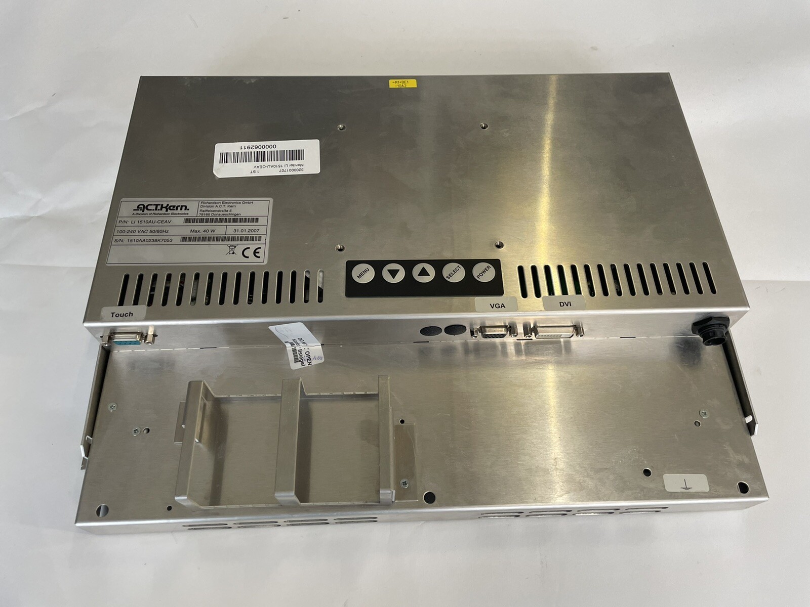 ACT KERN 15″ industrial touch monitor without front panel LI 1510-AU-CEAV