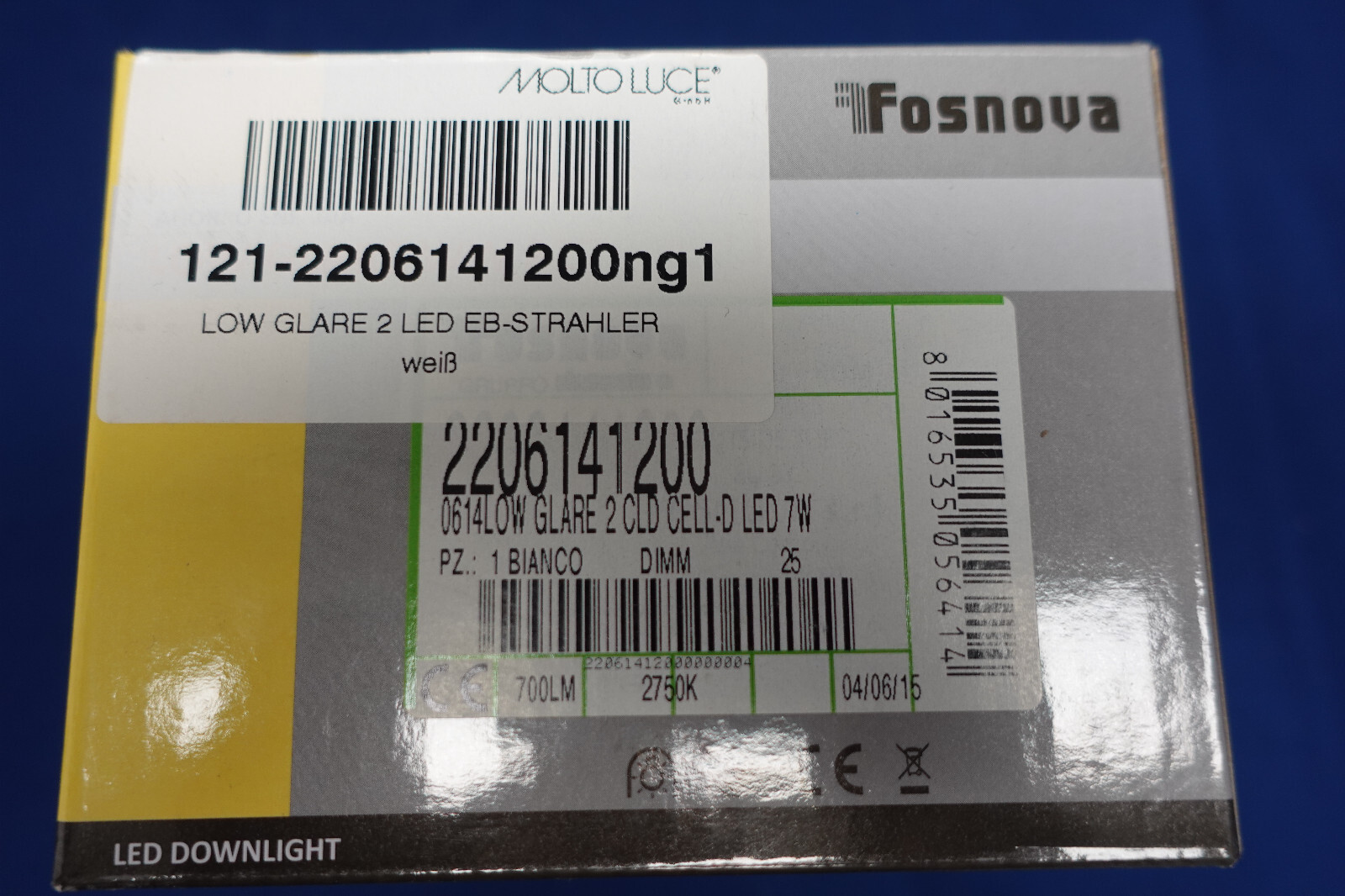 FOSNOVA Low Glare – Downlight Swivel Low Glare LED 1W 2750K White