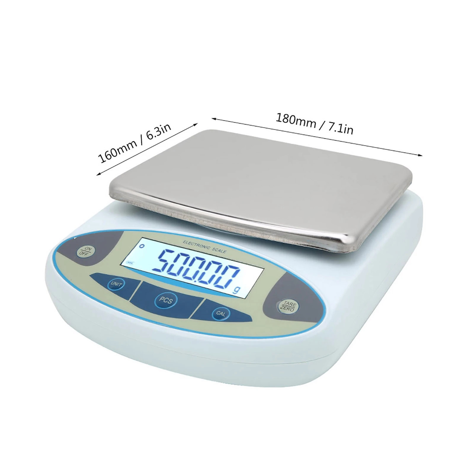 5000g 0.01g Digital Scale Lab Weighing Electronic Balance Jewelry Scale Lab