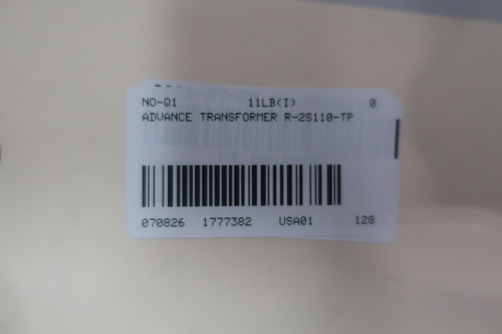 Advance Transformer R-2S110-TP Fluorescent Ballast 85/95/110w 120v-ac