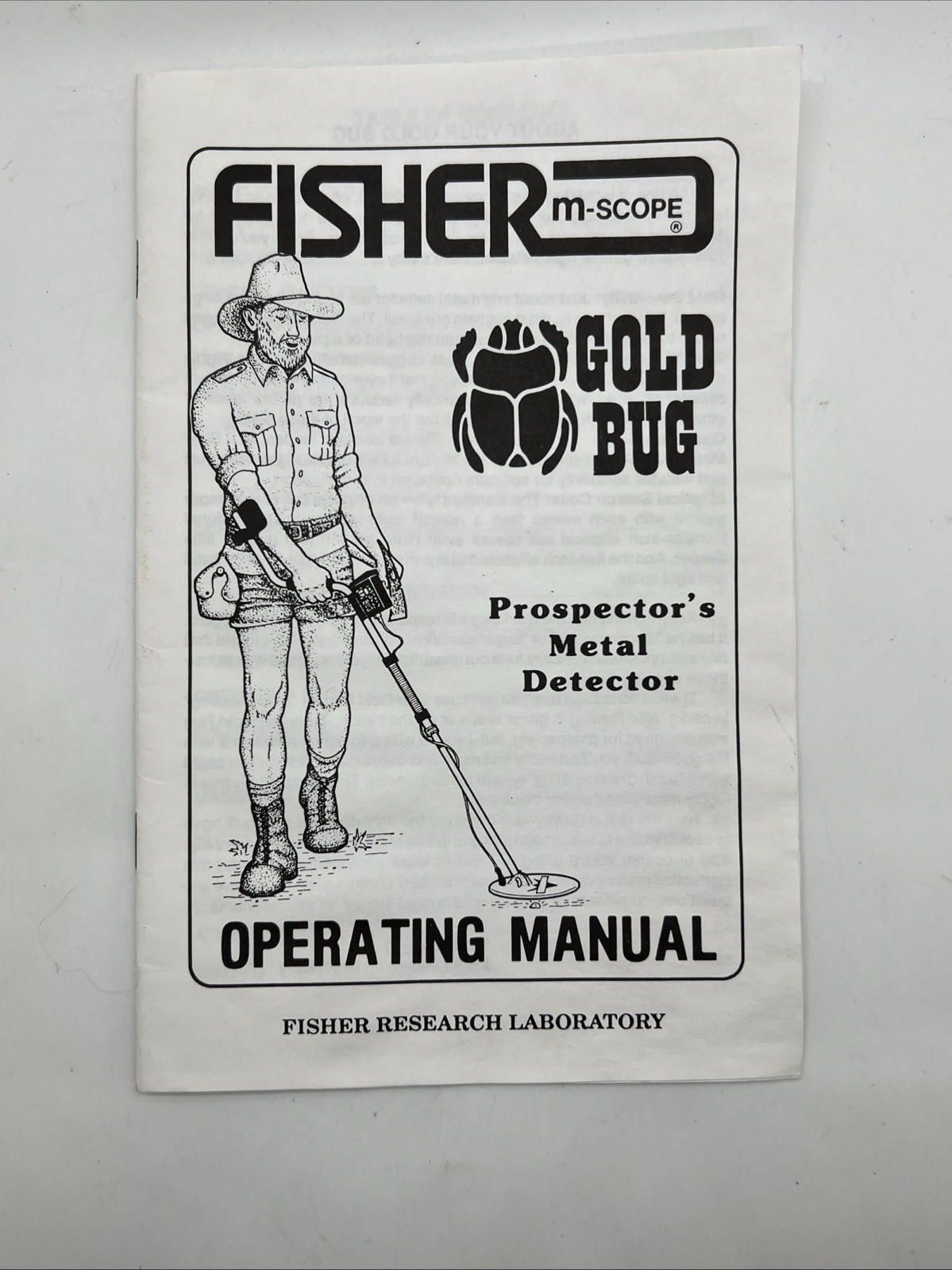 Fisher M-Scope Gold Bug Prospector’s Metal Detector w/ 10″ x 5″ Elliptical Coil