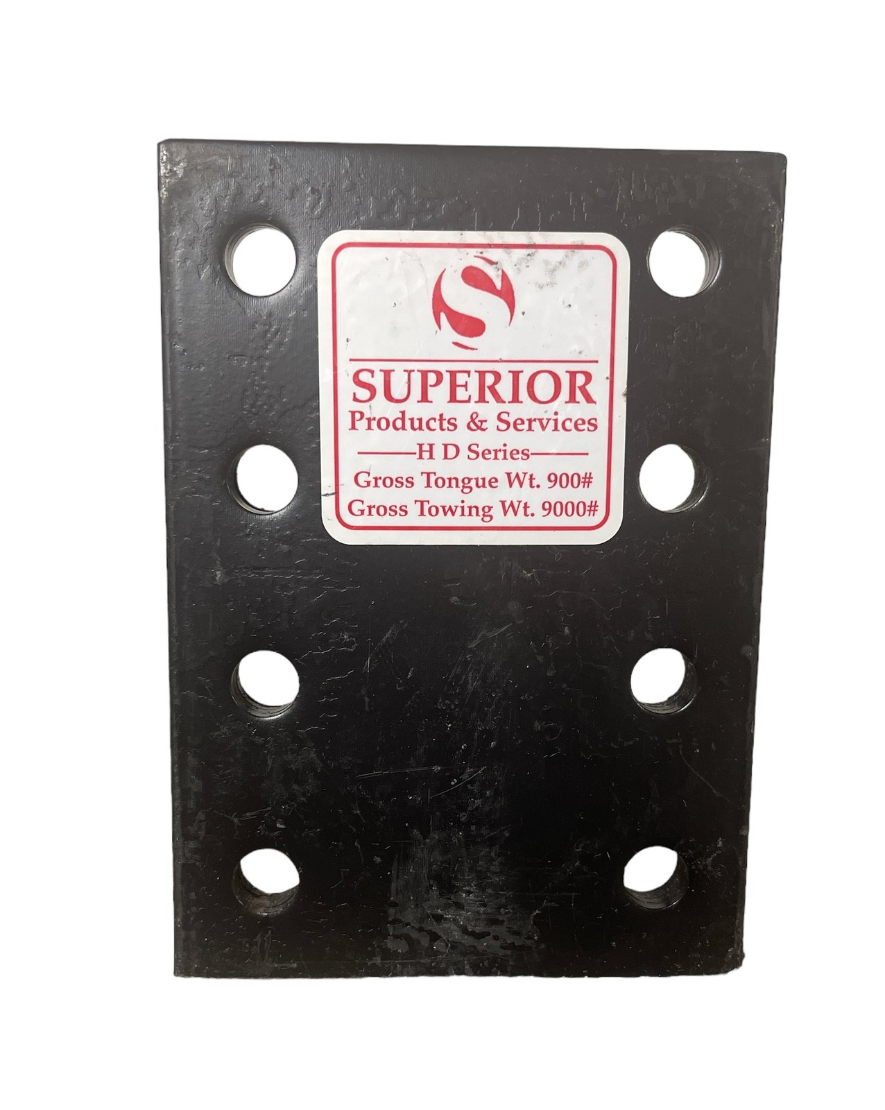 PM6990 Redneck Receiver Pintle Mount, 9,000 lb Capacity, 8 Hole, 8″ Shank