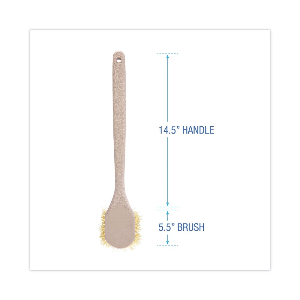 Boardwalk 4320 20″ Long Polypropylene Fill Handle Utility Brush – Tan New