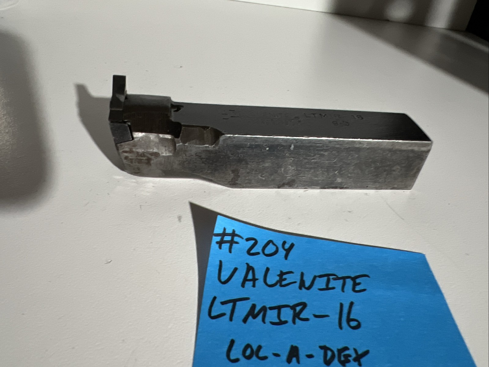 valenite LTMIR-16 Indexible Carbide Lathe Toolholder 5”OAL 1”Shank Threading Tur