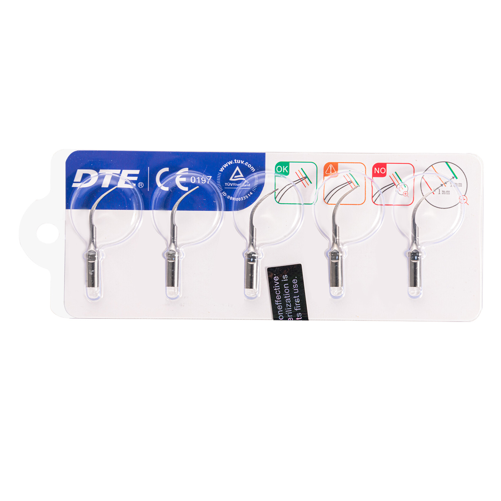 Dental Ultrasonic Scaler Perio P1/Piezo PD1 Tips Fit EMS/Woodpecker DTE/SATELEC