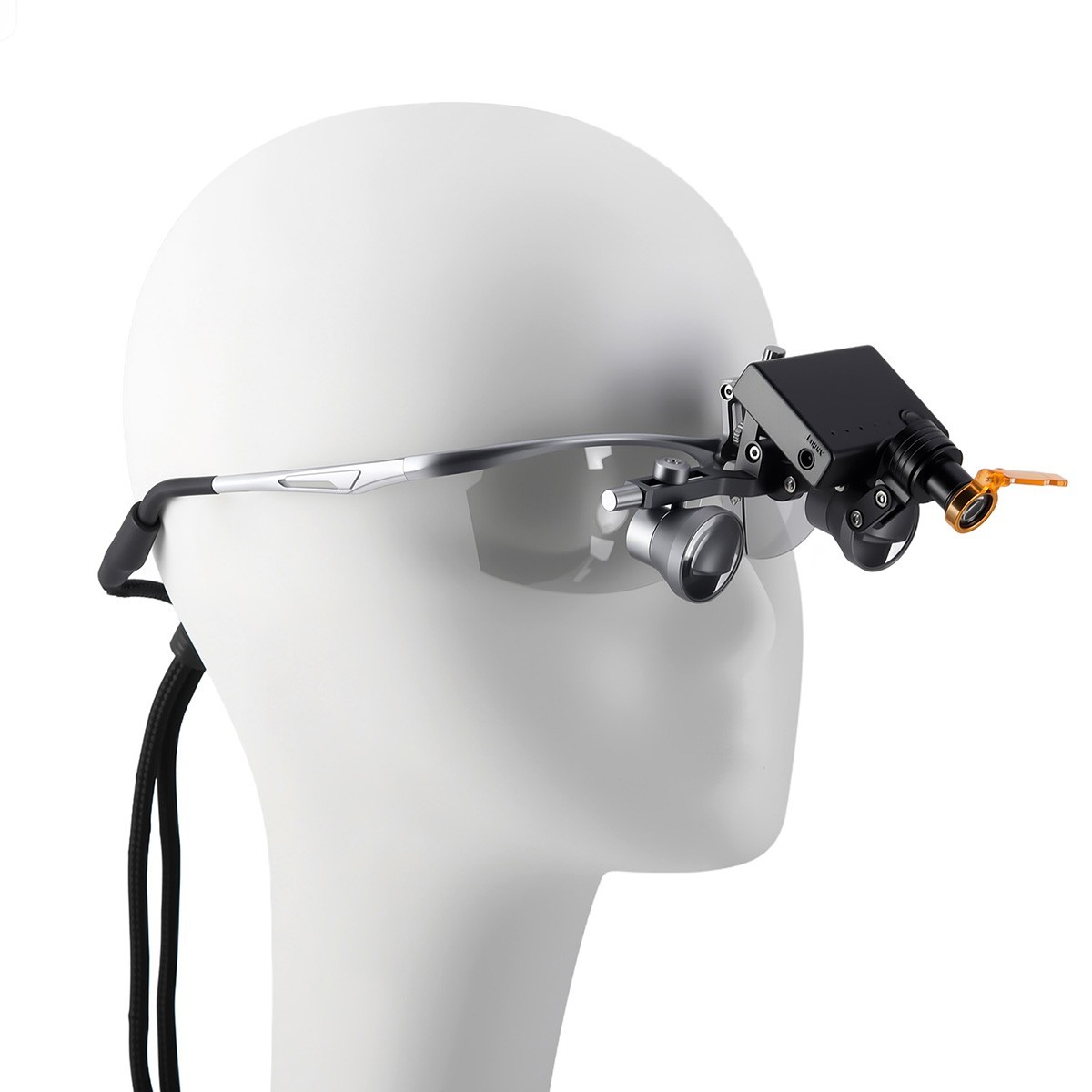 AZDENT Dental Surgical Medical 2.5X Ergo Binocular Loupes +5W LED Head Light