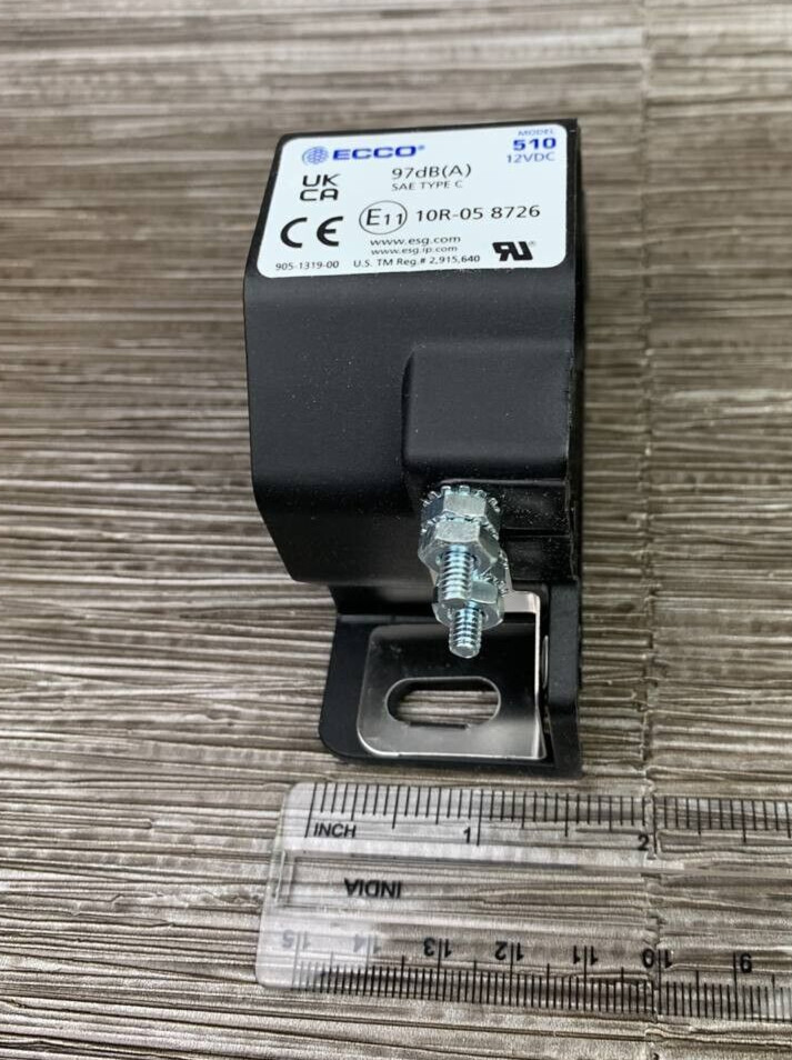 ECCO 10R-05 8726 Model 510 12 VDC 97dB (A) Alarm 140-0510-21