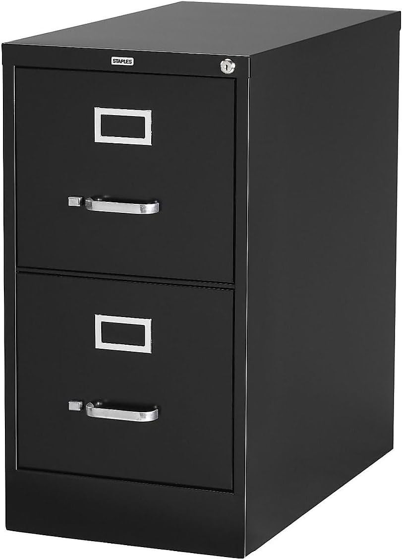 2-Drawer Vertical File Cabinet Letter Size Documents Lockable 22″ D x 15″ W x