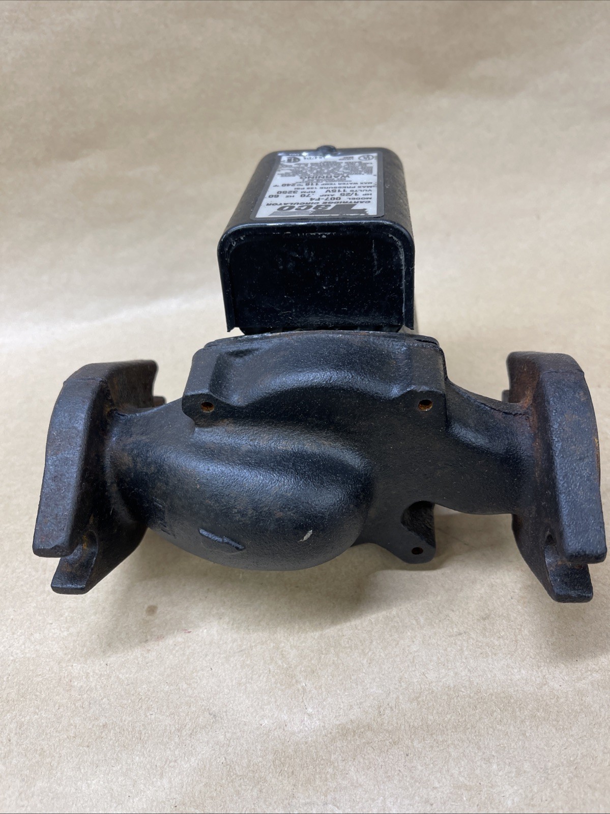 Taco 007-F5 Cast Iron Circulator, 1/25 HP