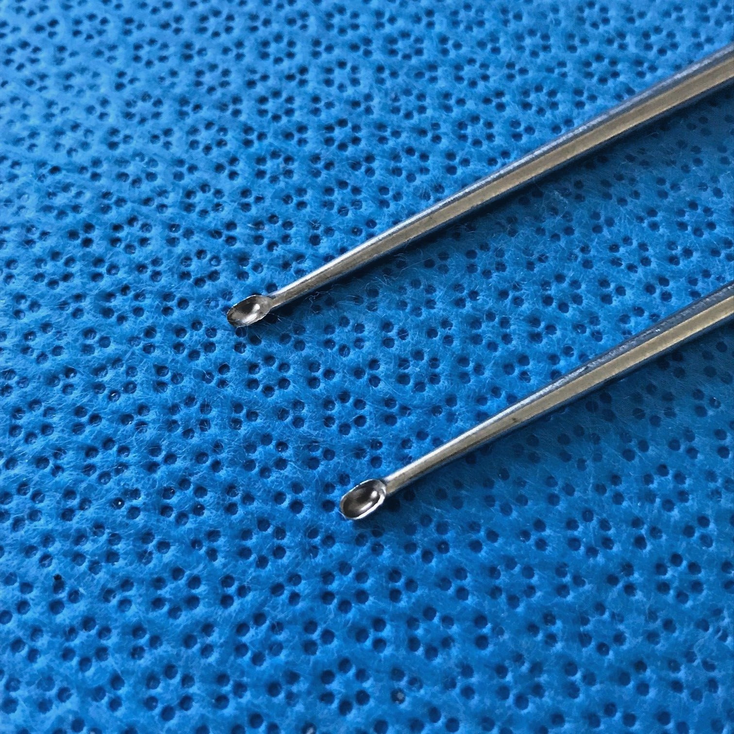 Lot of 2, Jarit Integra 240-120 Bruns Straight Oval Cup Curette, Size 3-0, O/R