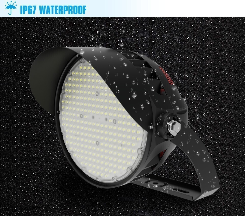 84000Lm Stadium Flood Lights 600W Outdoor Daylight LED Super Bright 5000K 277V