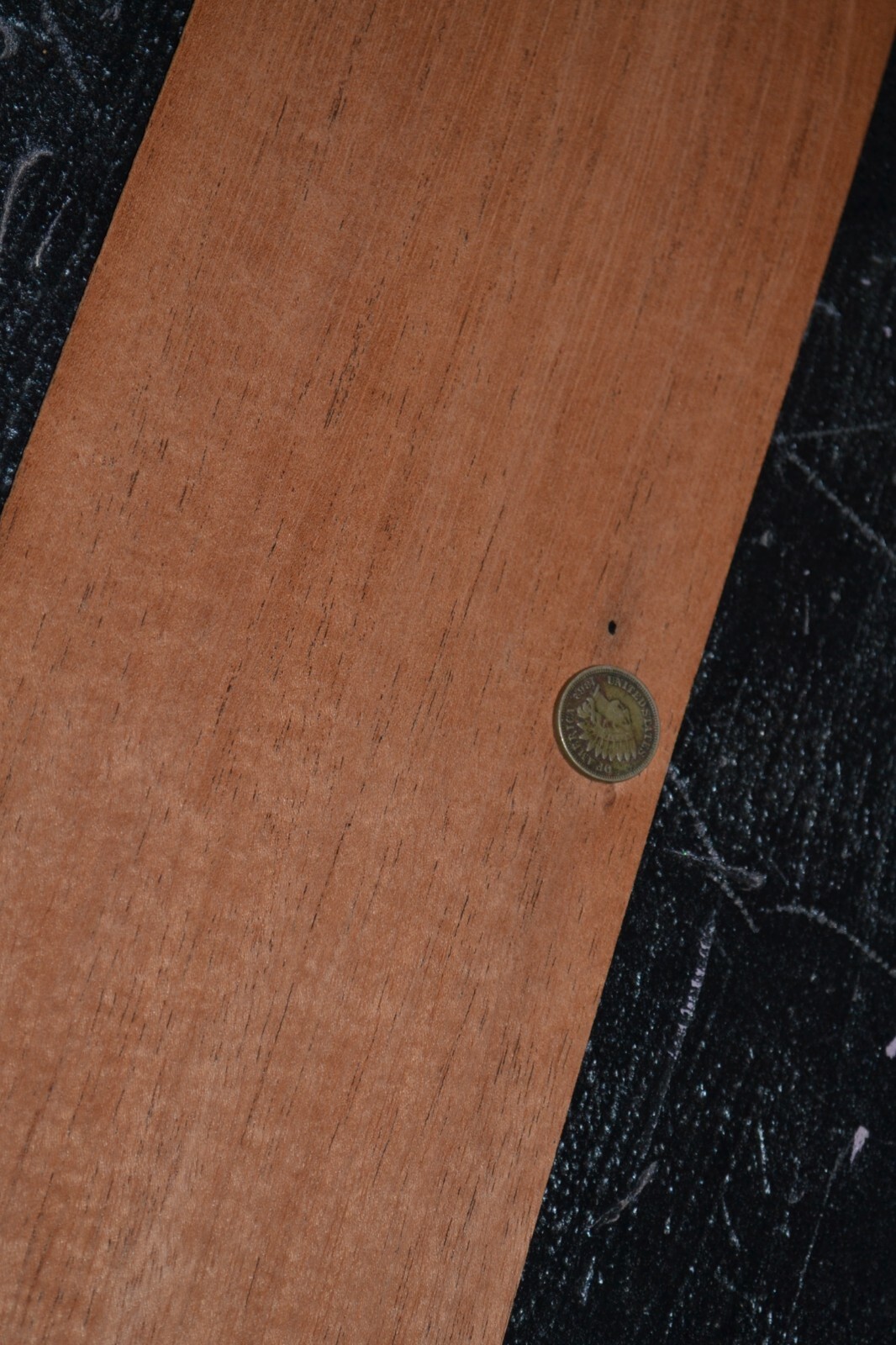 Honduran Mahogany Raw Wood Veneer Sheet 4.5 x 76 inches 1/42nd 4495-36