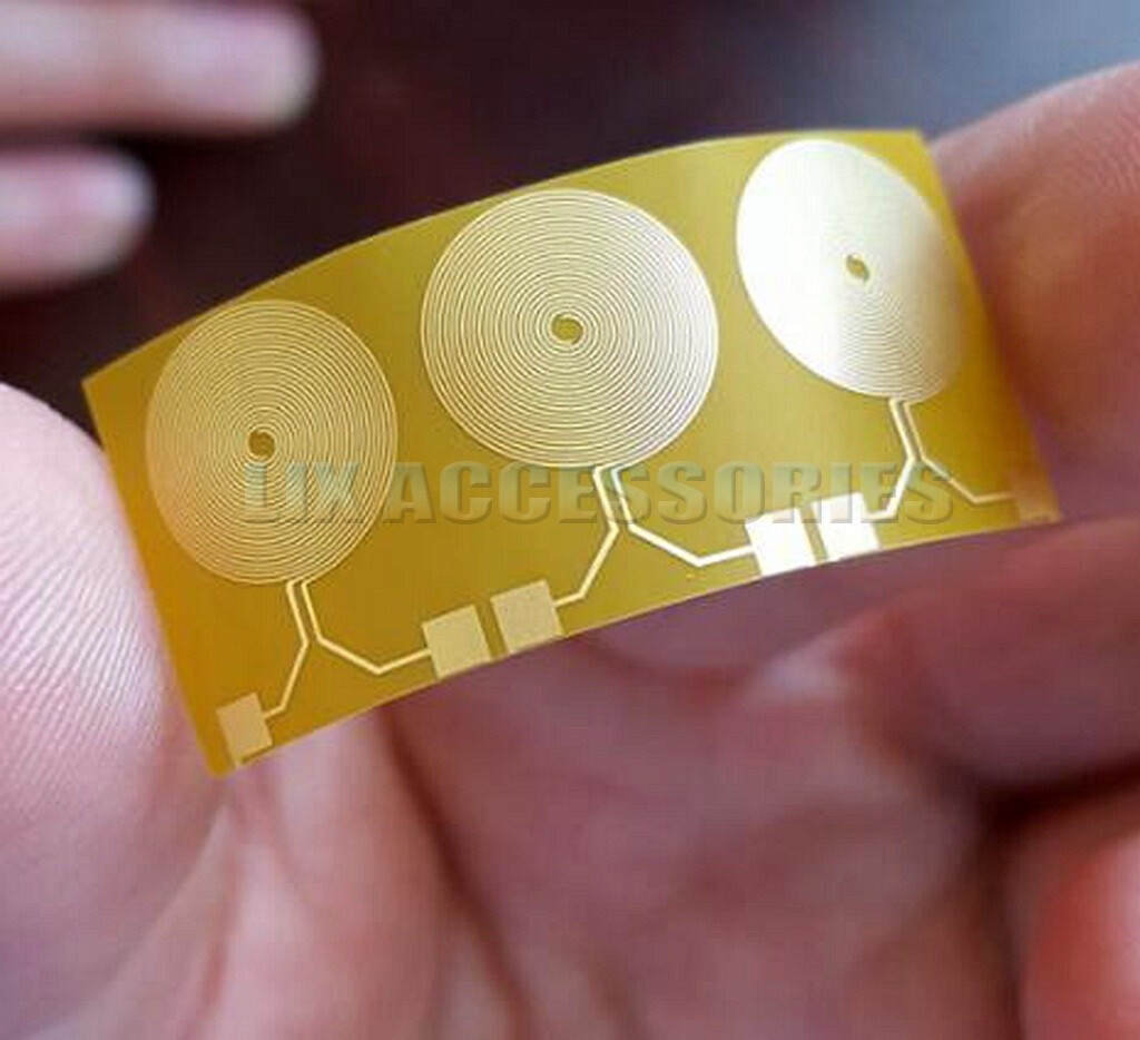 5pcs 100μm flexible interdigitated gold electrodes sensor chip #jg
