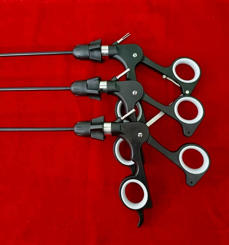 3PCS Laparoscopic Maryland /Fenestrated /Curved Scissor 5mmx330mm Instruments CE