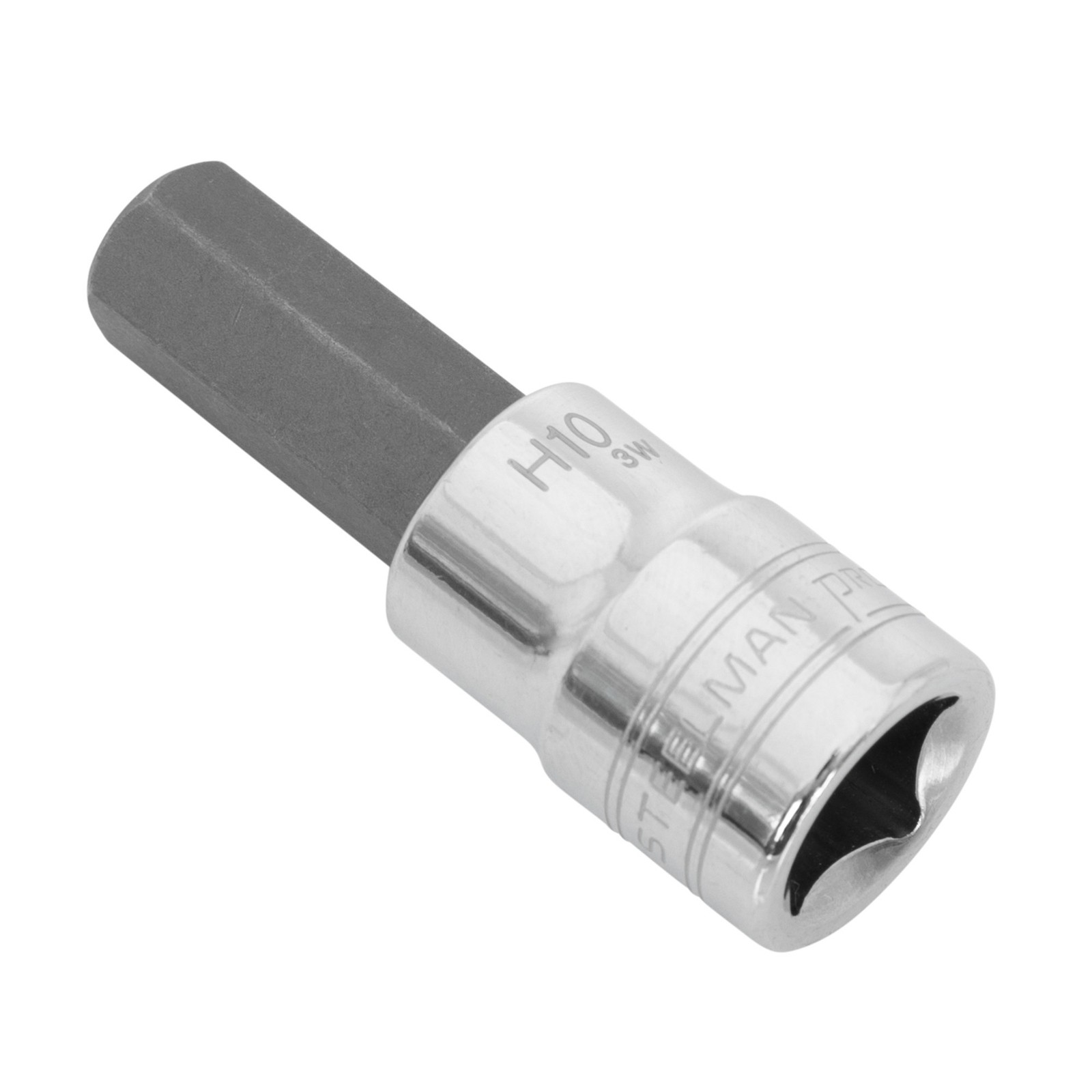 STEELMAN PRO 3/8-Inch Drive x 10mm Hex Bit Socket, 78388