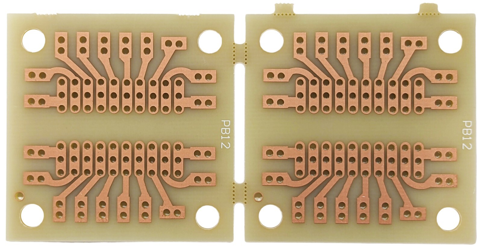 Prototyping Boards, 3.6″ x 1.7″, General Purpose IC Board with Single Sided Pads