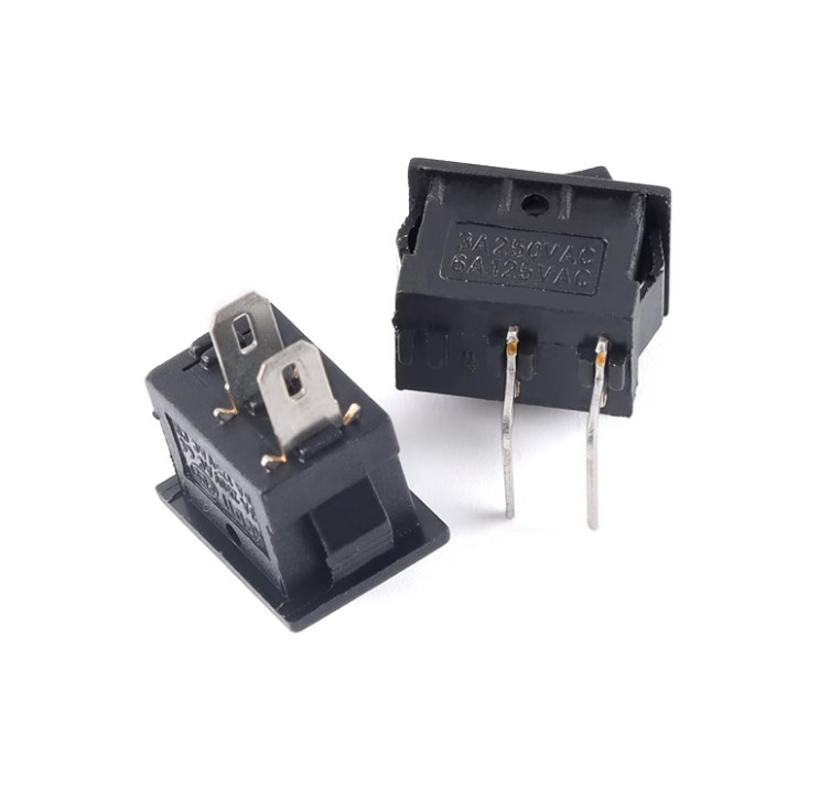 10x15mm 2 / 3 Pin SPST Small Rectangular Rocker Switch ON-OFF Boat Rocker Switch