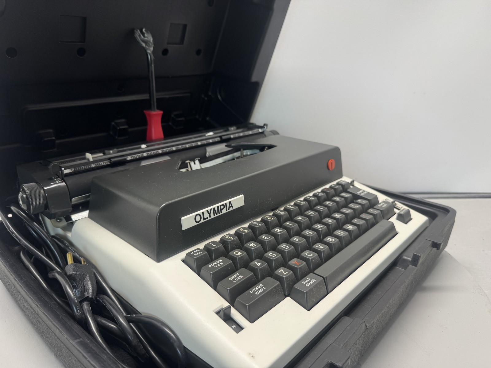 Olympia Report Electric Typewriter Vintage Electric German Made Office