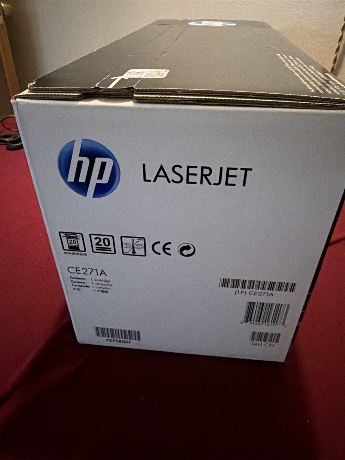HP CP5525 650A Cyan Toner Cartridge New Sealed in Box Inkjet