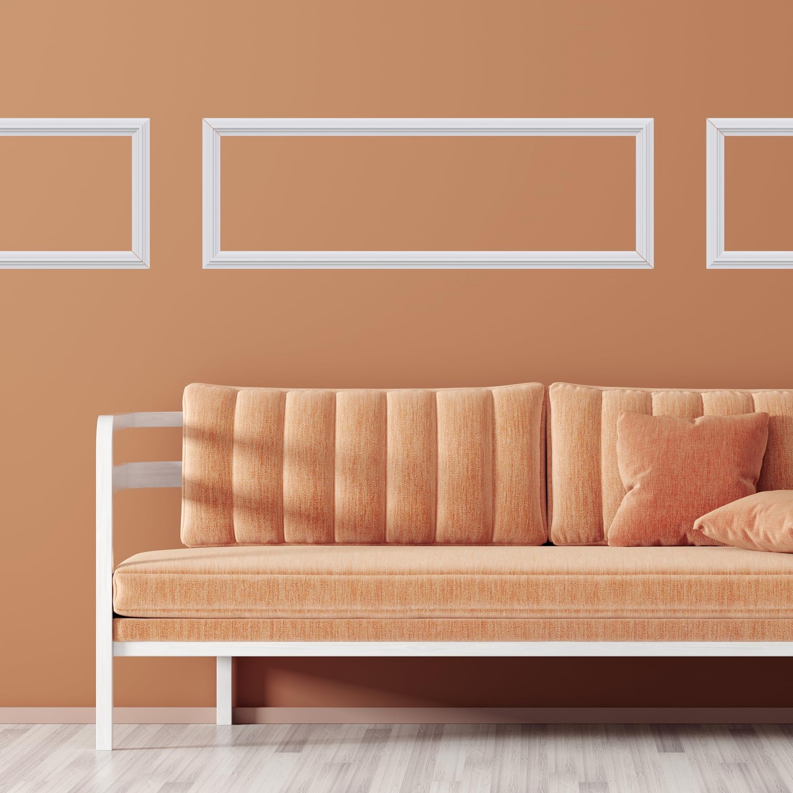 Ktinitk 3 Pcs Premade Wainscoting Panels Accent Wall Panels For Interior Wall