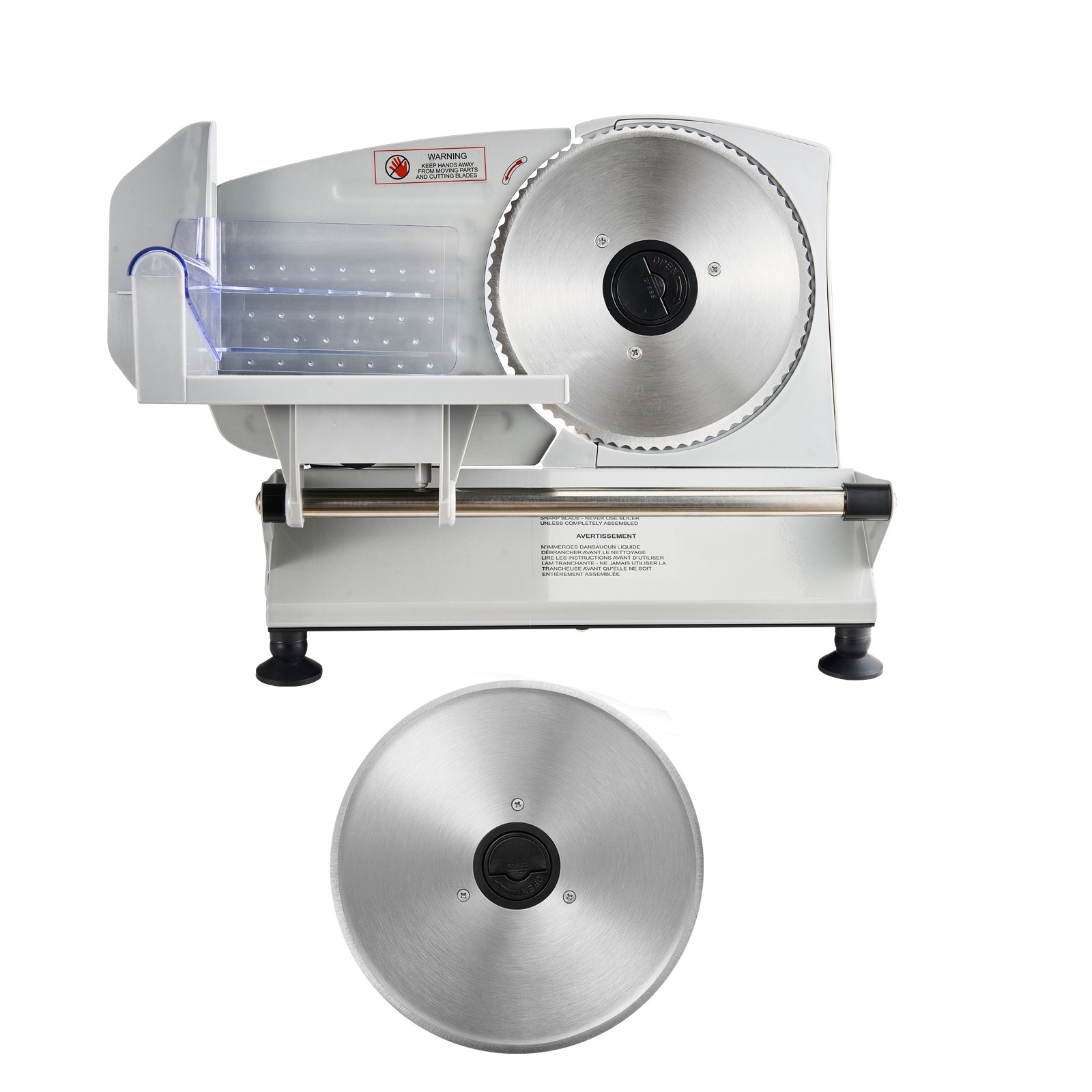 Uimoso Electric Meat Slicer Machine 150W with 6.7-Inch Blade for Home Use